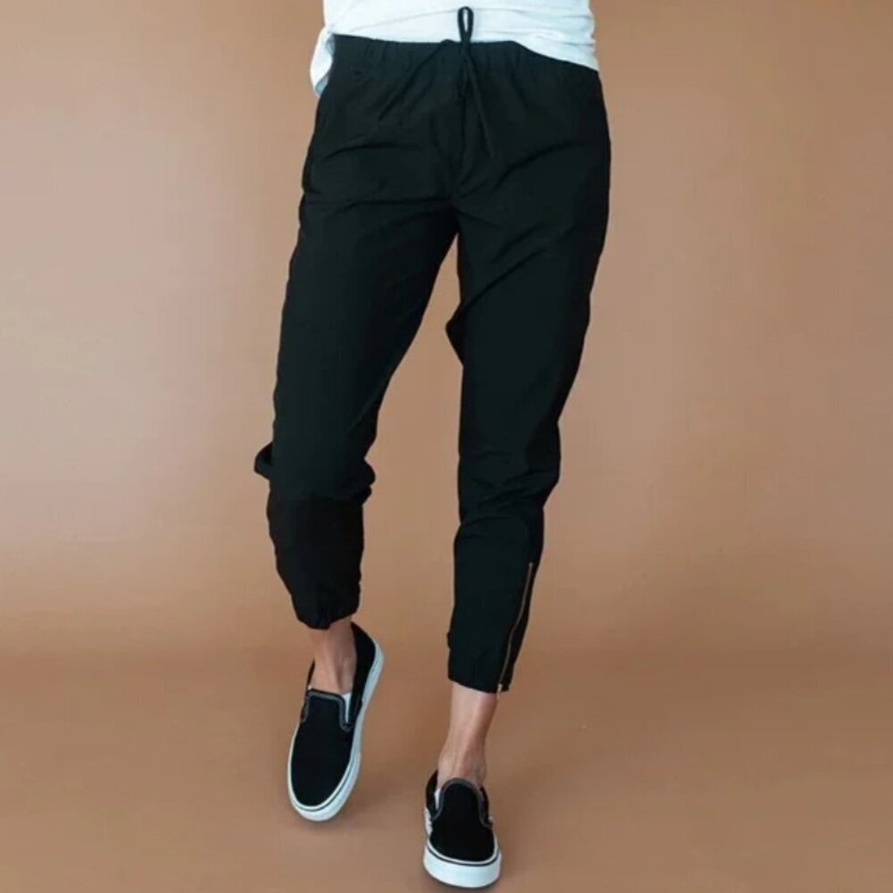 Albion Fit Jetsetters Jogger Pants Black Size S Tall